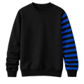 SWEATSHIRT METAZZ BLACK & BLUE