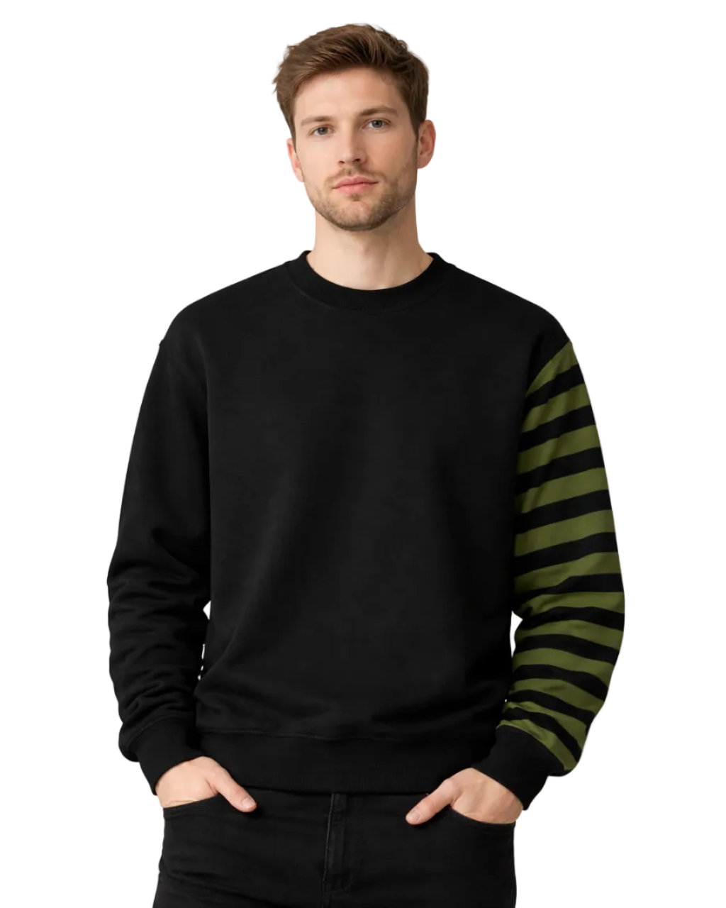 SWEATSHIRT METAZZ BLACK & GREEN
