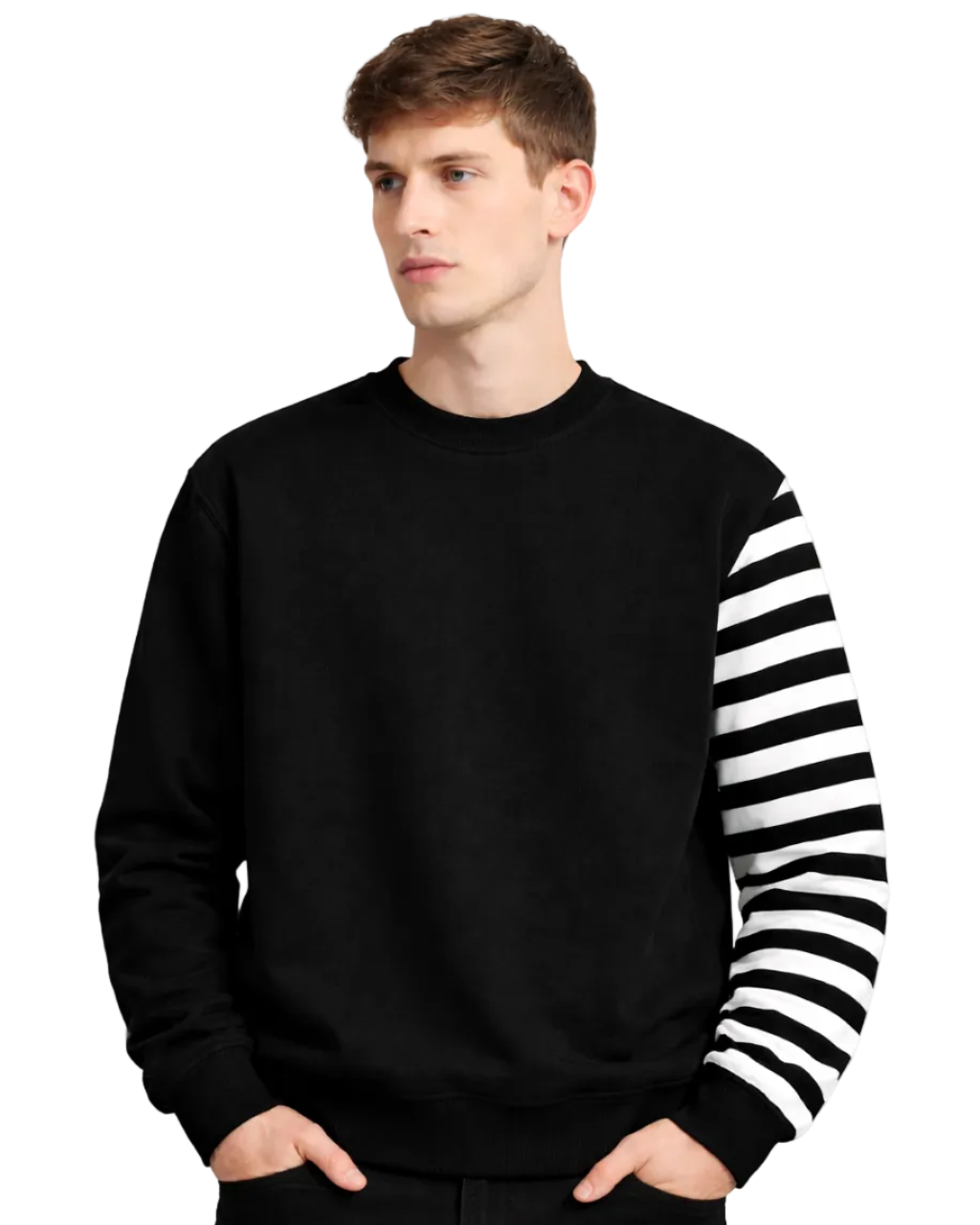 SWEATSHIRT METAZZ BLACK & WHITE