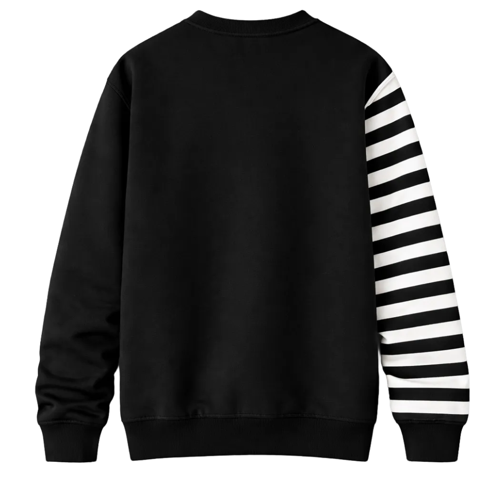 SWEATSHIRT METAZZ BLACK & WHITE