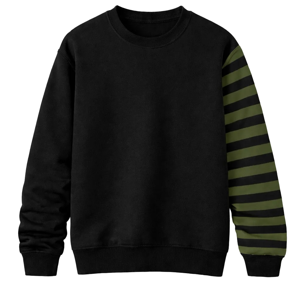SWEATSHIRT METAZZ BLACK & GREEN