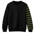 SWEATSHIRT METAZZ BLACK & GREEN