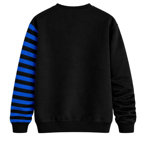 SWEATSHIRT METAZZ BLACK & BLUE